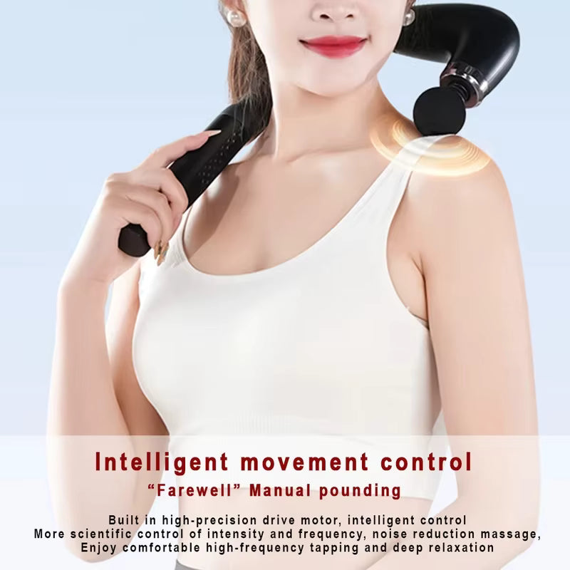 BackReach Pro — Long-Handle Percussion Massage Gun